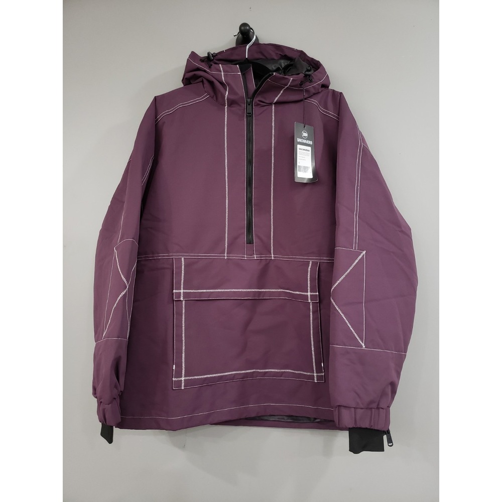 NEW SNOWVERB Mens All Season Mountain Vibe Streetstorm Pullover Snowboard Jacket